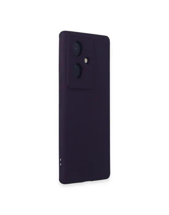 Vivo V29 Lite Kılıf Nano İçi Kadife Silikon - Mor
