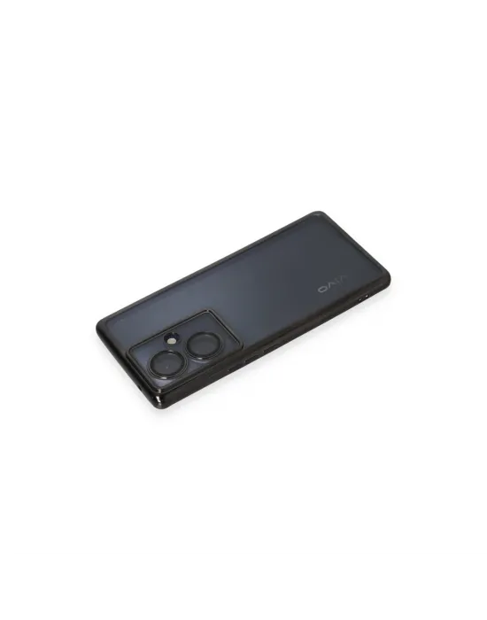 Vivo V29 Lite Kılıf Razer Lensli Silikon - Siyah