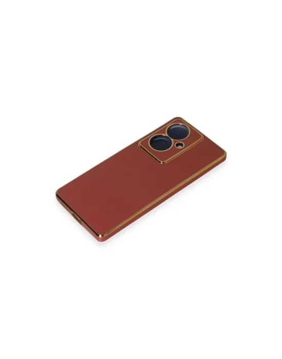 Vivo V29 Lite Kılıf Volet Silikon - Kırmızı
