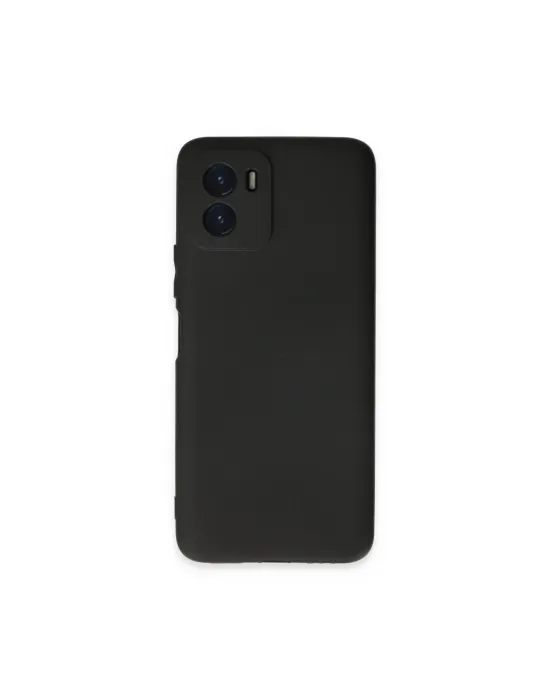 Vivo Y15s Kılıf First Silikon - Siyah