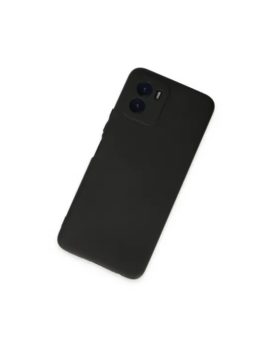 Vivo Y15s Kılıf First Silikon - Siyah