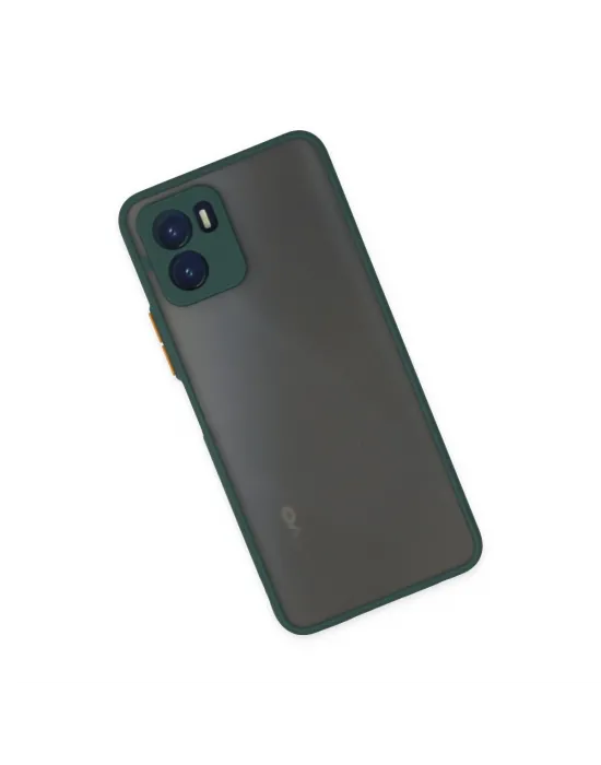 Vivo Y15s Kılıf Montreal Silikon Kapak - Yeşil