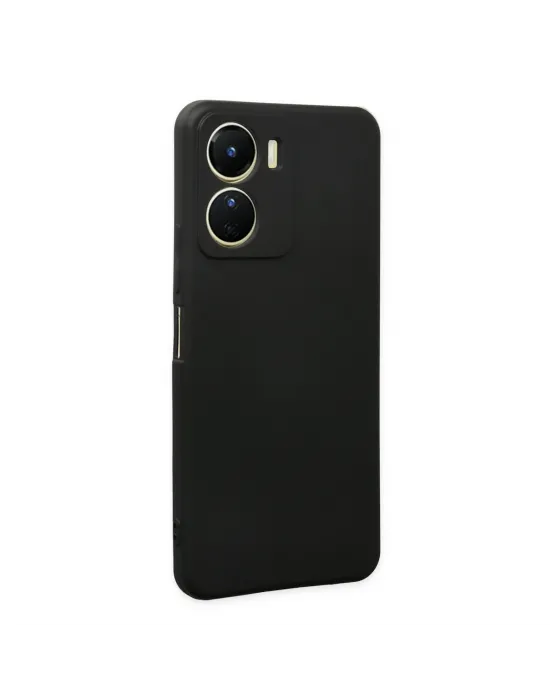 Vivo Y16 Kılıf First Silikon - Siyah
