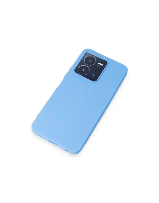 Vivo Y35 Kılıf First Silikon - Mavi