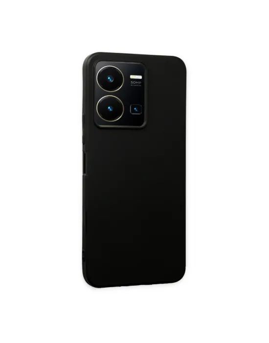 Vivo Y35 Kılıf First Silikon - Siyah