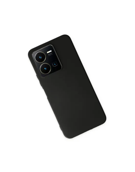 Vivo Y35 Kılıf First Silikon - Siyah
