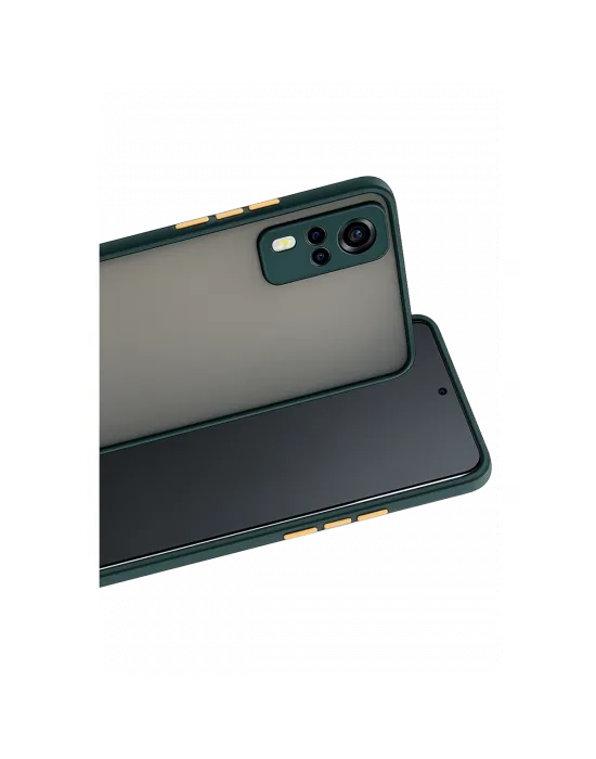 Vivo Y53s Kılıf Montreal Silikon Kapak - Yeşil
