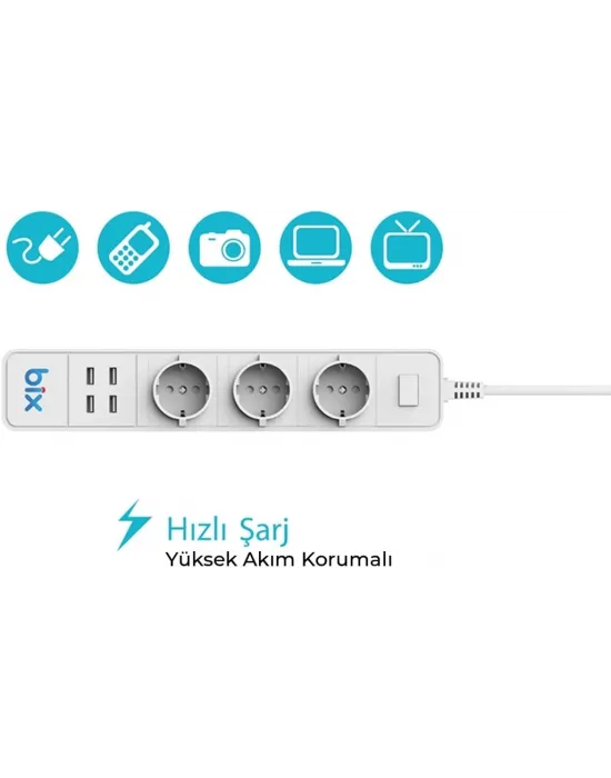 Vtn Bp-01 Wifi Yüksek Akım Korumalı Hızlı Şarj Özellikli Akıllı Priz