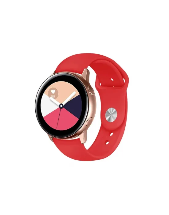 Watch 22mm Klasik Kordon (saat Değildir) - Kırmızı