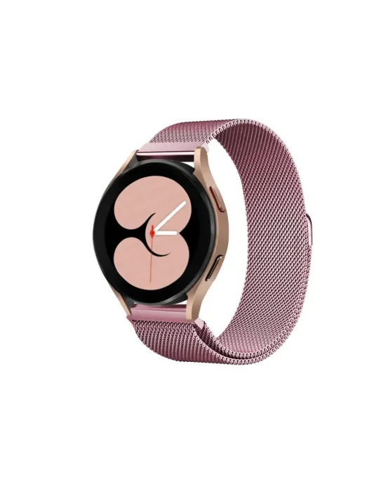 Watch 22mm Metal Mıknatıslı Kordon (saat Değildir) - Rose