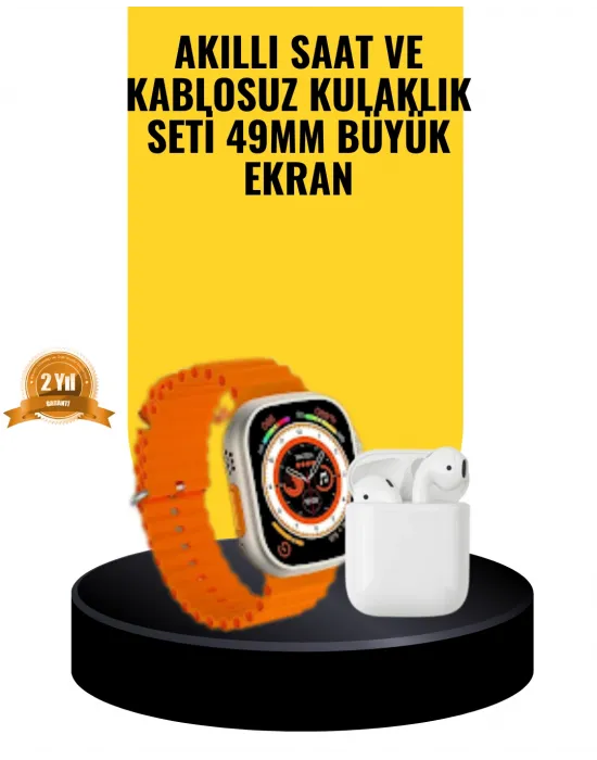 Watch 9 Max Akıllı Saat Sesli Görüşme Özellikli Kulaklık Seti