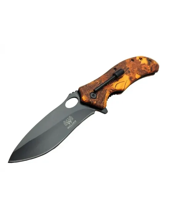Wd-503-2 Kamp Çakısı 21 Cm - Magnezyum Çubuklu (fire Ter), Plastik Sap