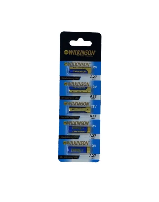 Wilkinson 27a Mn27 12v Alkalin Pil Kepenk Anahtar Pili Beşli Paket