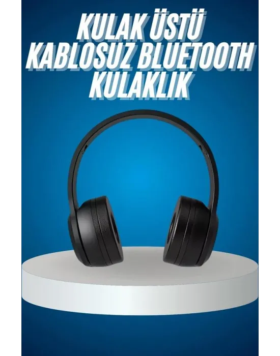 Wireless 5.0 Bluetooth Kablosuz Kulaklık Anc Özellikli Kulak Üstü Ayarlanabilir