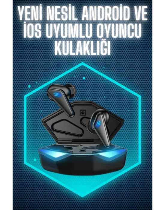 Wireless Gaming Kulaklık Mikrofonlu Bluetooth Oyuncu Kulaklığı