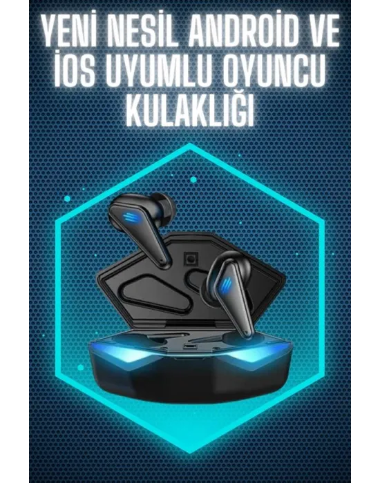 Wireless Gaming Kulaklık Mikrofonlu Bluetooth Oyuncu Kulaklığı
