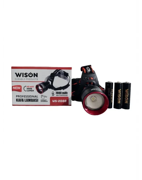Ws-2080 Profesyonel Kafa Lambası 3000 Lümen 40 Watt