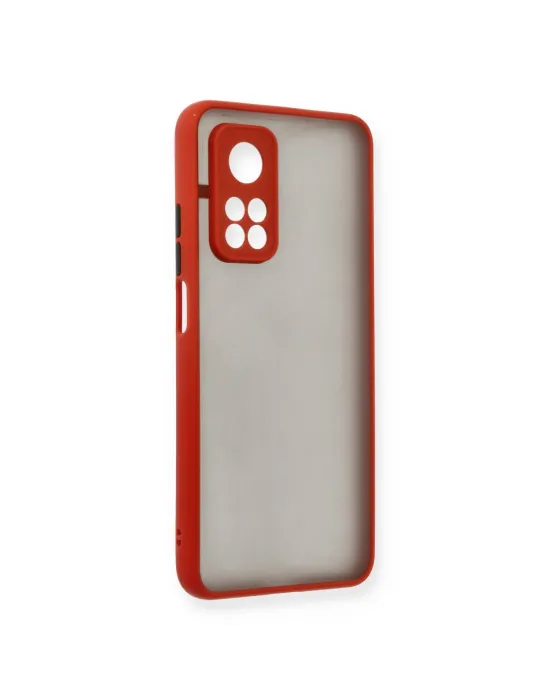 Xiaomi Mi 10t Kılıf Montreal Silikon Kapak - Kırmızı