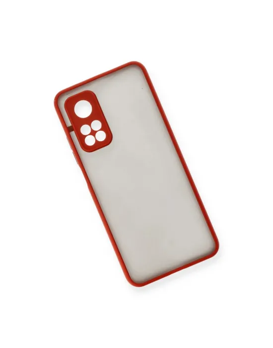 Xiaomi Mi 10t Kılıf Montreal Silikon Kapak - Kırmızı