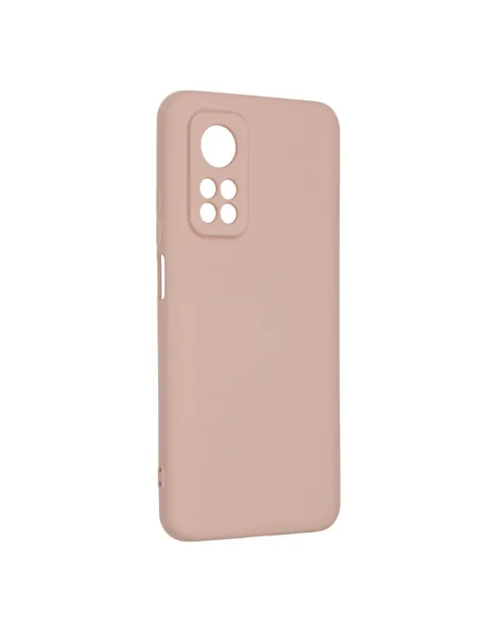 Xiaomi Mi 10t Kılıf Nano İçi Kadife Silikon - Pudra