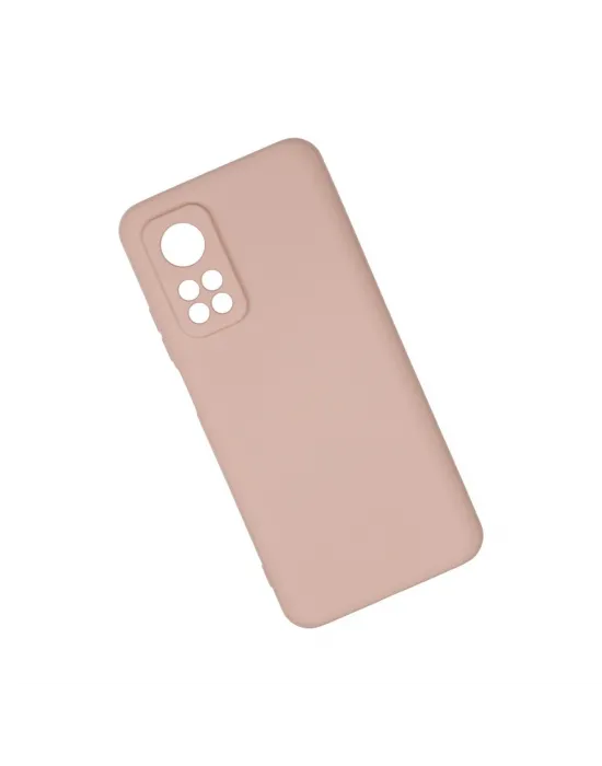 Xiaomi Mi 10t Kılıf Nano İçi Kadife Silikon - Pudra