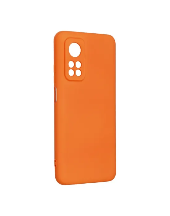 Xiaomi Mi 10t Kılıf Nano İçi Kadife Silikon - Turuncu