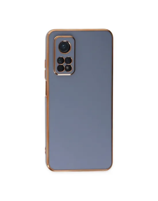 Xiaomi Mi 10t Kılıf Volet Silikon - Mavi