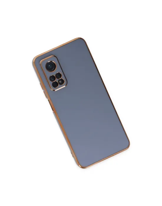Xiaomi Mi 10t Kılıf Volet Silikon - Mavi