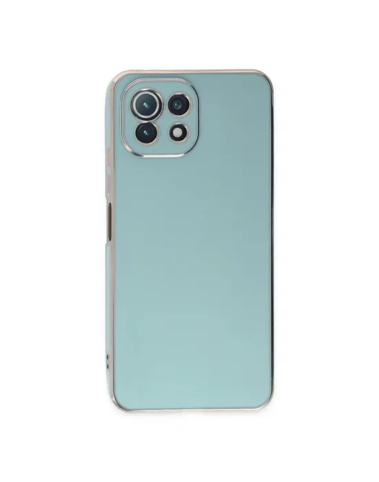 Xiaomi Mi 11 Lite Kılıf Volet Silikon - Açık Yeşil