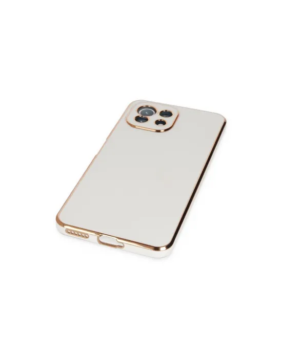 Xiaomi Mi 11 Lite Kılıf Volet Silikon - Beyaz