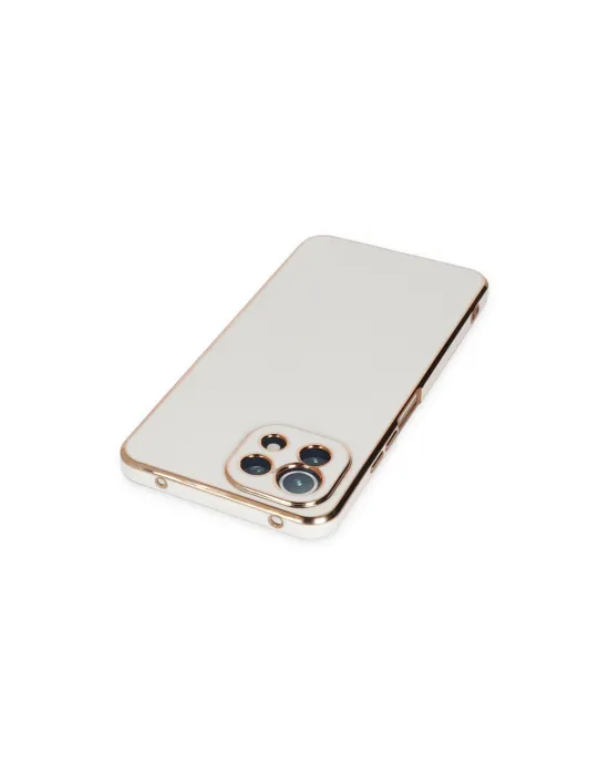 Xiaomi Mi 11 Lite Kılıf Volet Silikon - Beyaz