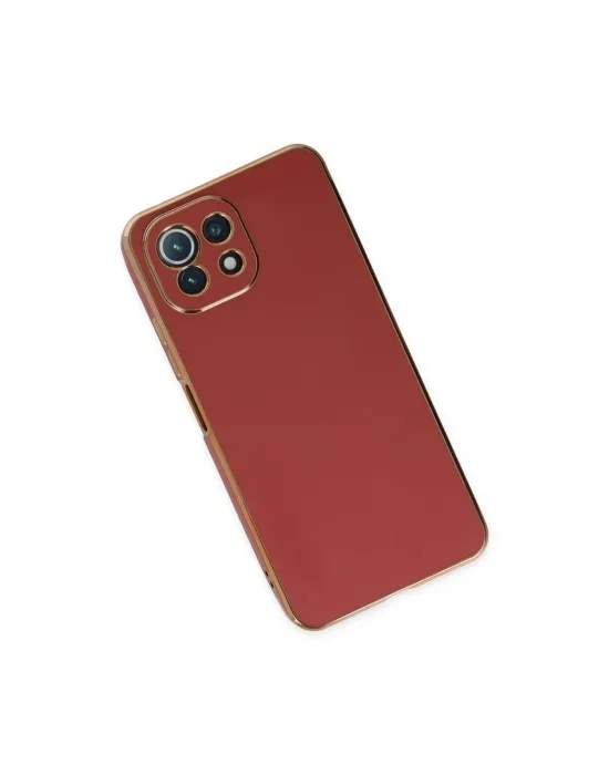Xiaomi Mi 11 Lite Kılıf Volet Silikon - Kırmızı