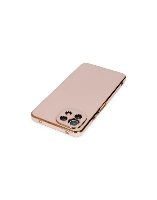 Xiaomi Mi 11 Lite Kılıf Volet Silikon - Pembe