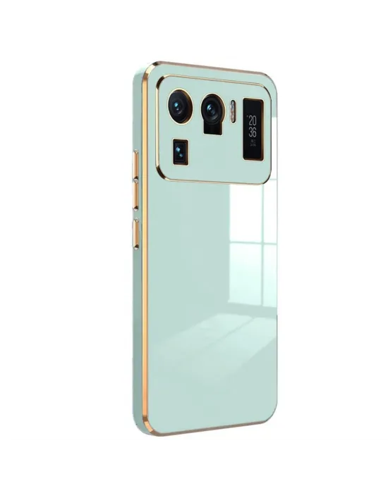 Xiaomi Mi 11 Ultra Kılıf Volet Silikon - Açık Yeşil