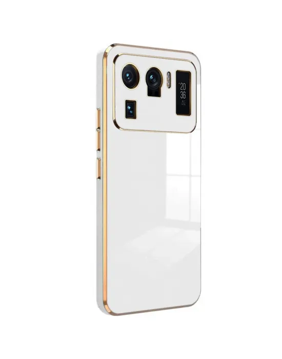 Xiaomi Mi 11 Ultra Kılıf Volet Silikon - Beyaz