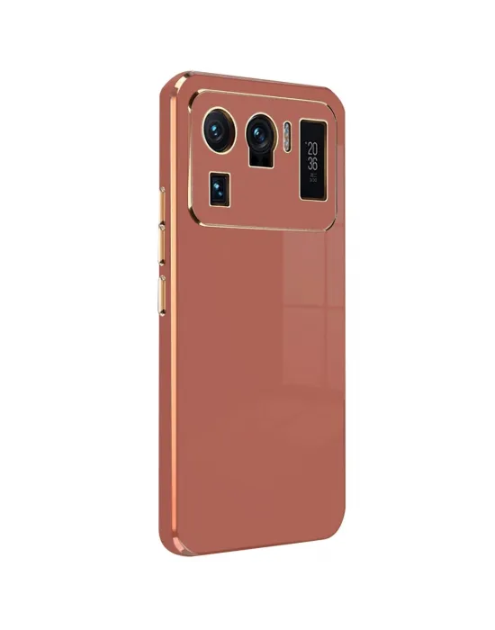Xiaomi Mi 11 Ultra Kılıf Volet Silikon - Kırmızı