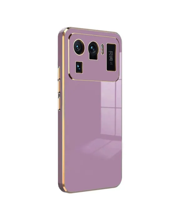 Xiaomi Mi 11 Ultra Kılıf Volet Silikon - Mor