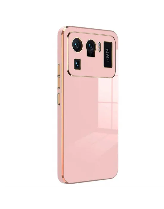 Xiaomi Mi 11 Ultra Kılıf Volet Silikon - Pembe