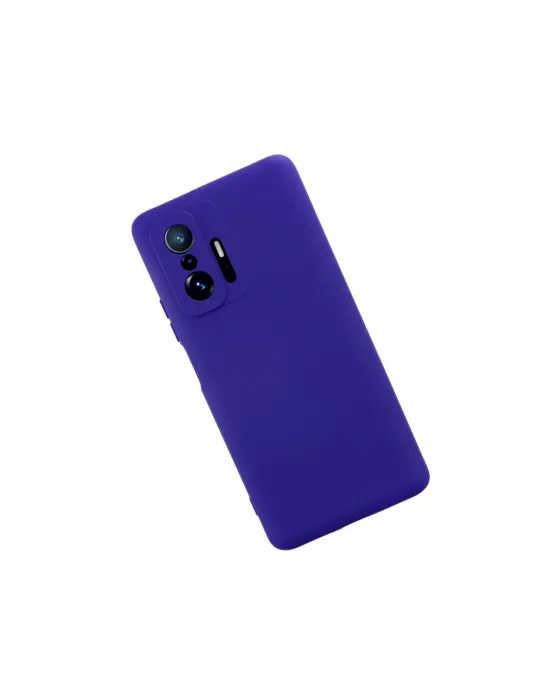 Xiaomi Mi 11t Pro Kılıf Nano İçi Kadife Silikon - Mor
