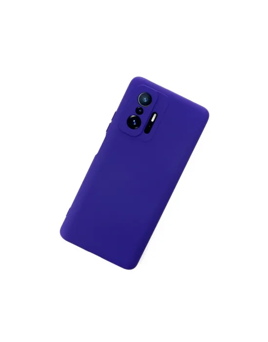 Xiaomi Mi 11t Pro Kılıf Nano İçi Kadife Silikon - Mor