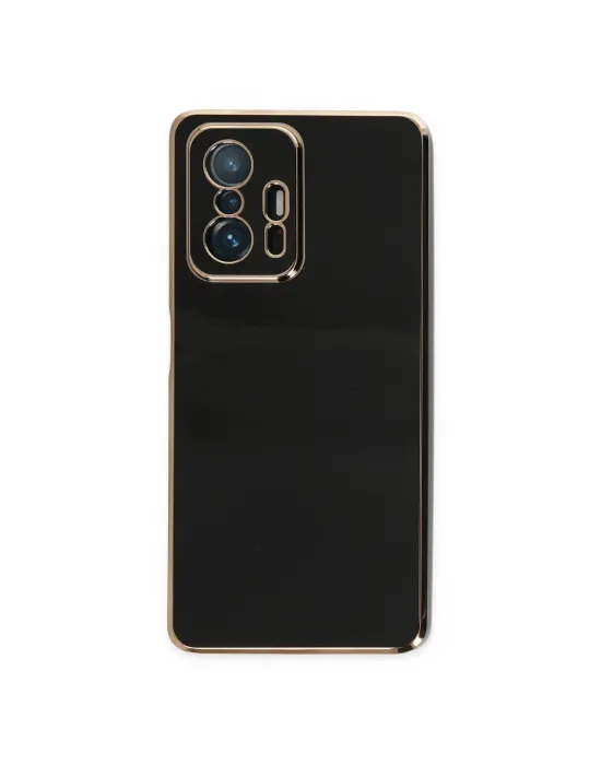 Xiaomi Mi 11t Pro Kılıf Volet Silikon - Siyah