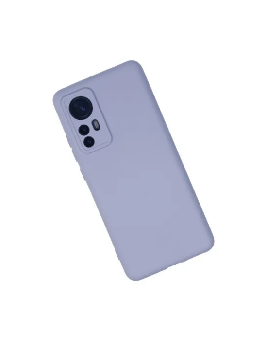 Xiaomi Mi 12 Kılıf Nano İçi Kadife Silikon - Lila