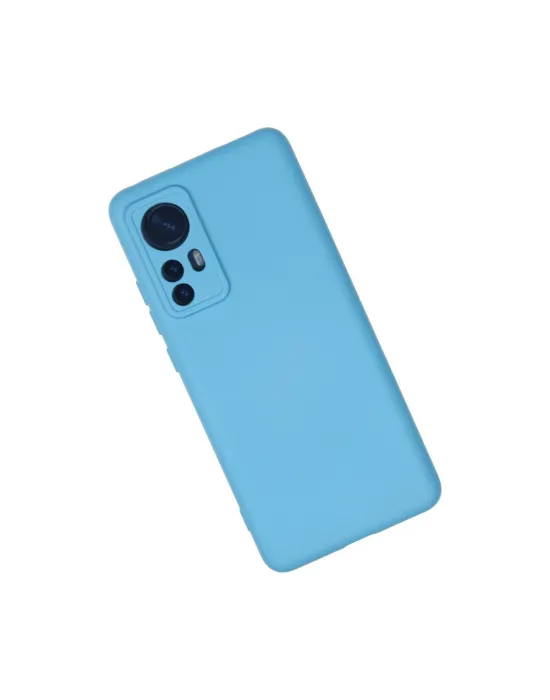 Xiaomi Mi 12 Kılıf Nano İçi Kadife Silikon - Mavi