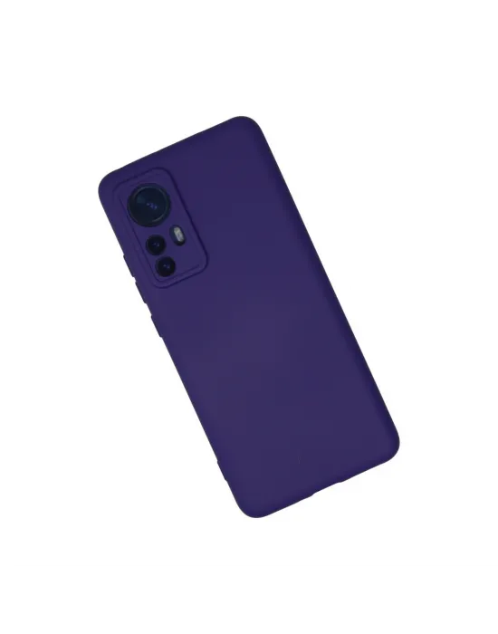 Xiaomi Mi 12 Kılıf Nano İçi Kadife Silikon - Mor