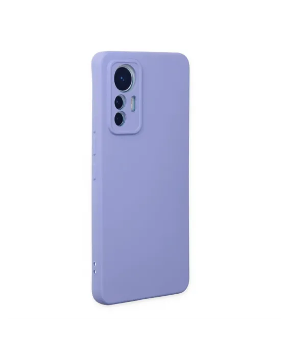 Xiaomi Mi 12 Lite Kılıf Nano İçi Kadife Silikon - Lila