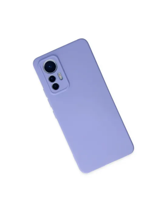 Xiaomi Mi 12 Lite Kılıf Nano İçi Kadife Silikon - Lila