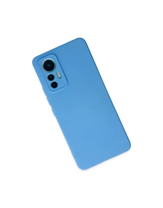 Xiaomi Mi 12 Lite Kılıf Nano İçi Kadife Silikon - Mavi