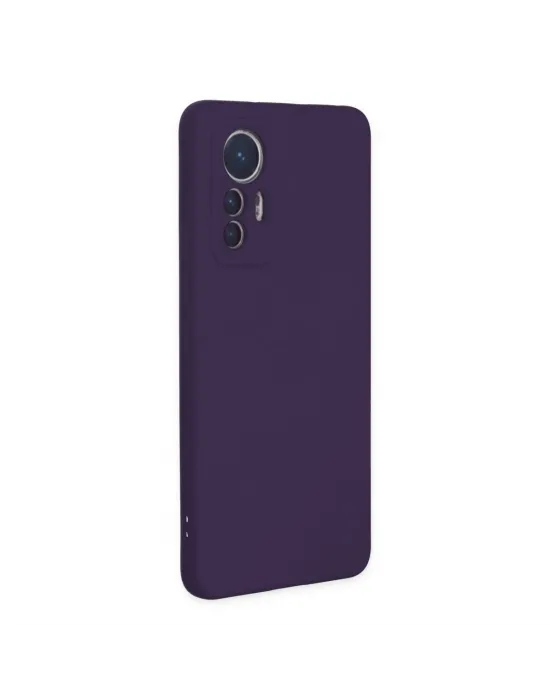 Xiaomi Mi 12 Lite Kılıf Nano İçi Kadife Silikon - Mor