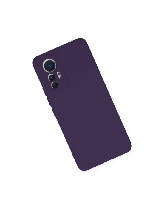 Xiaomi Mi 12 Lite Kılıf Nano İçi Kadife Silikon - Mor