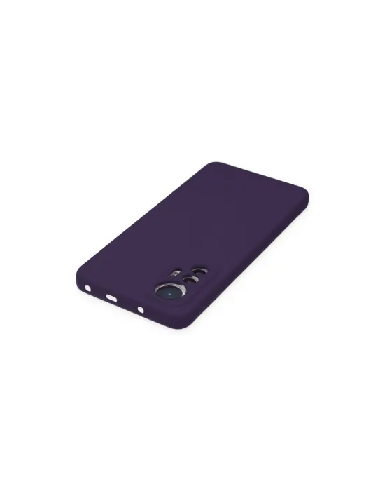Xiaomi Mi 12 Lite Kılıf Nano İçi Kadife Silikon - Mor